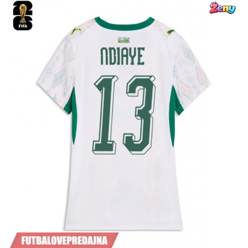 Lacne Ženy Futbalové dres Senegal Iliman Ndiaye #13 MS 2026 Krátky Rukáv - Domáci